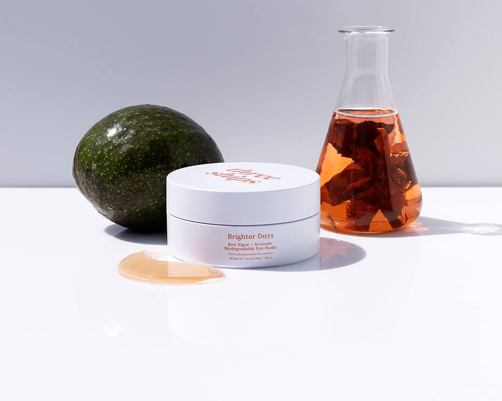 Three Ships | Brighter Days Red Algae + Avocado Biodegradable Eye Masks